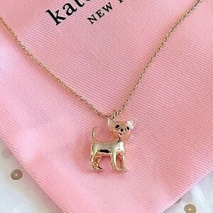 NEW KATE SPADE YO QUIERO TACO CHIHUAHUA NECKLACE